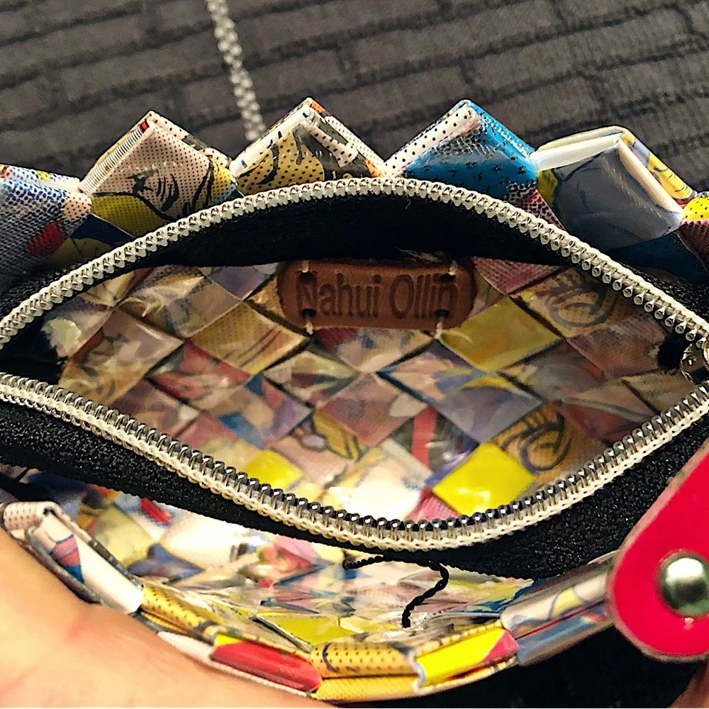Nahum Oillio Comic Book Small Wristlet Wallet